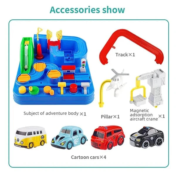 City Adventure Car Rescue Track Set