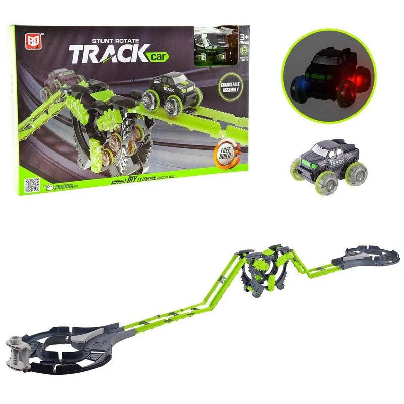 Stunt Rotate Track Car Set