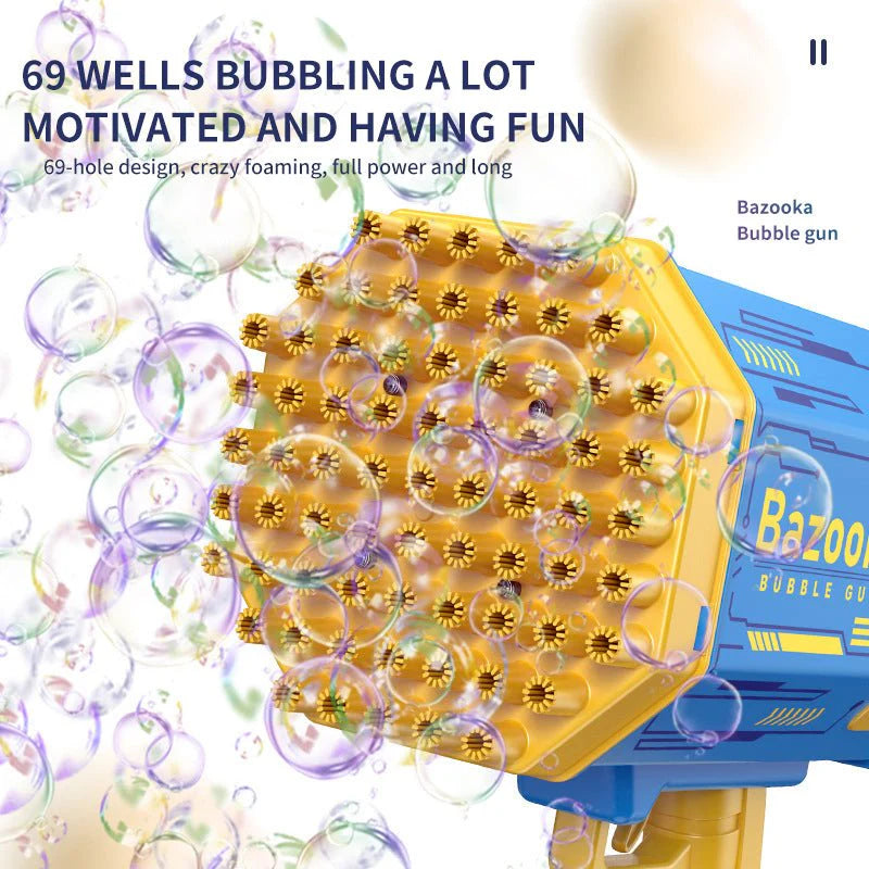 BubbleBlaze Mini Bubble Gun