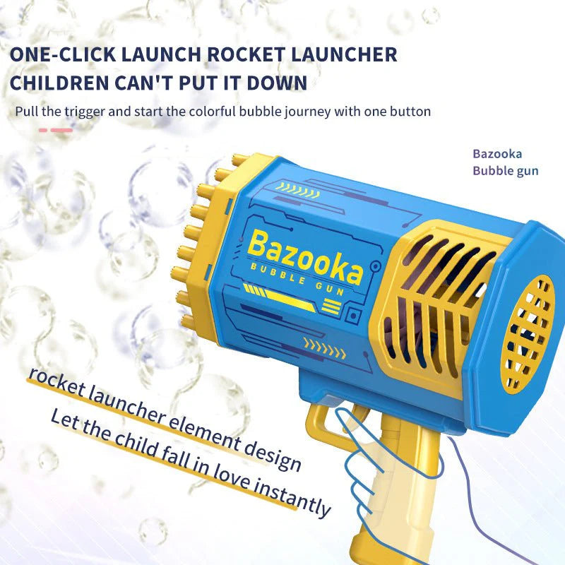 BubbleBlaze Mini Bubble Gun