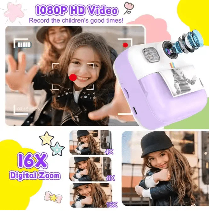 SnapPrint Kids Instant Camera
