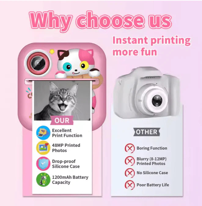 PixiePrint™ kids instant camera